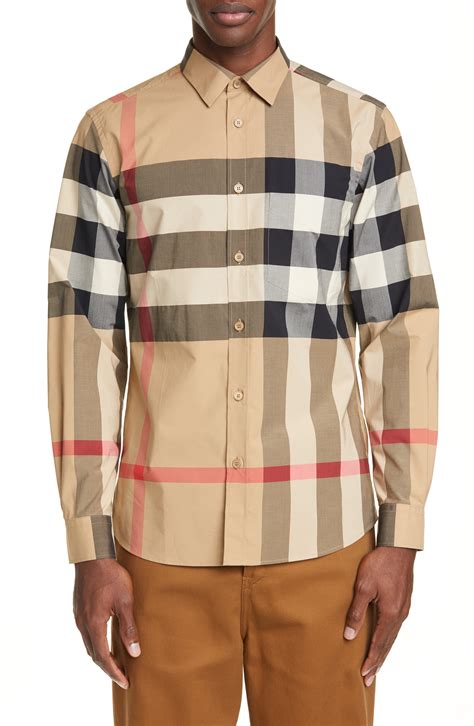 Burberry checkered shirt